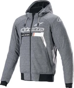 Alpinestars Chrome Ignition Hoodie Melange/Dark Gray/White M Giacca in tessuto