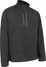 Callaway Mens Heather Stripe Fleece Black Heather S