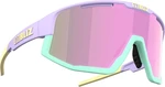 Bliz Fusion 52305-34 Matt Pastel Purple w Yellow Logo Mint Jawbone/Brown w Pink Multi plus Spare Jawbone Yellow Gafas de ciclismo