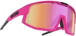 Bliz Vision 52001-43 Matt Neon Pink/Brown w Purple Multi plus Spare Jawbone Black Cyklistické okuliare