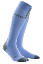 Women's compression knee-high socks CEP 3.0 Sky/Grey