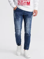 Ombre Clothing Jeans Modrá