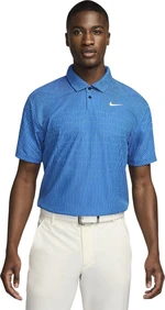 Nike Dri-Fit ADV Tour Mens Polo Light Photo Blue/Court Blue/White L Polo-Shirt