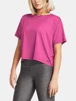 Pink women's T-shirt Under Armour Motion SS