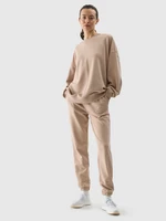 Women's jogger sweatpants 4F - beige