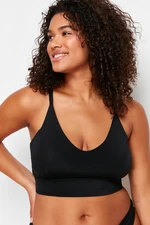 Trendyol Curve Black Support/Shaping Strappy Bra