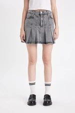 DEFACTO Fashion Fit Jean Mini Skirt