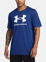 Under Armour UA Sportstyle Logo Update SS Triko Modrá