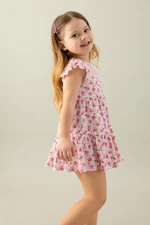 DEFACTO Baby Girl Floral Short Sleeve Dress