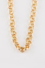 DEFACTO Women's Thick Chain Gold Necklace