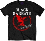 Black Sabbath Camiseta de manga corta Archangel Never Say Die Black M