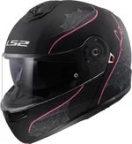 LS2 FF908 Strobe II Lux Matt Black/Pink L Casco