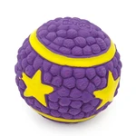 Reedog star ball, pískacia latexová hračka - M 9 cm