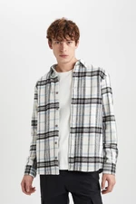 DEFACTO Regular Fit Checkered Lumberjack Long Sleeve Shirt