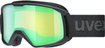 UVEX Elemnt FM Black Mat/Mirror Green Okulary narciarskie