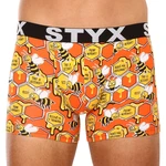 Pánské boxerky Styx long art sportovní guma včelky