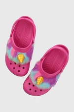 Dětské pantofle Crocs Classic I Am Unicorn růžová barva