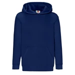 Navy blue children's sweatshirt Classic kangaroo Fruit of the Loom