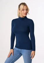 Babell Woman's Turtleneck Beverly Navy Blue