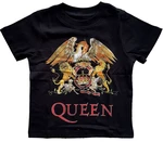 Queen T-Shirt Classic Crest Kids Black 3 Years