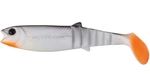 Savage gear gumová nástraha cannibal shad bulk white/black - 8 cm 5 g