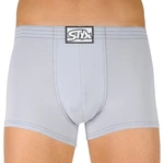 Men's boxers Styx classic rubber light gray