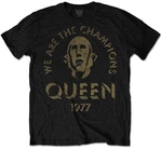 Queen Maglietta We Are The Champions Black L