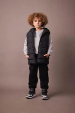 DEFACTO Boy's Water Repellent Hooded Puffer Vest A1765a823au