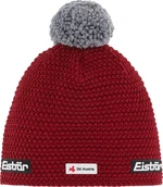 Eisbär Jamie Pompon SKA Beanie Burgundy/Grey UNI Čepice