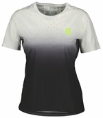 Scott RC Run SS Womens White/Yellow L Camiseta de running de manga corta