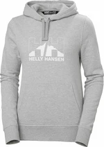 Helly Hansen Women's Nord Graphic Pullover Grey Melange XS Sudadera con capucha para exteriores