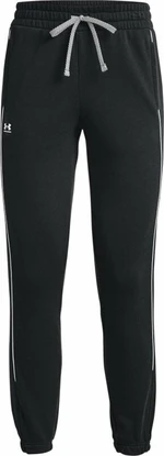 Under Armour Women's UA Rival Fleece Pants Black/White XS Fitness pantaloni