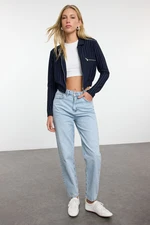 Trendyol Blue Normal Waist Mom Jeans