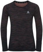 Odlo Blackcomb Ceramicool T-Shirt Black/Space Dye Chemise de course à manches longues