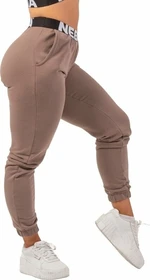 Nebbia Iconic Mid-Waist Sweatpants Brown XS Fitness spodnie