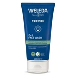 WELEDA For Men 2v1 Čistiaci gél na tvár a fúzy 100 ml