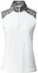 Daily Sports Imola Sleeveless Half Neck White L Koszulka Polo