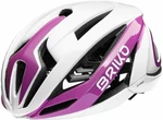 Briko Quasar Shiny White/Plum L Casco da ciclismo