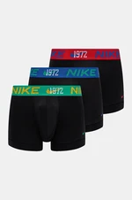 Boxerky Nike 3-pack pánské, černá barva, 0000KE1156