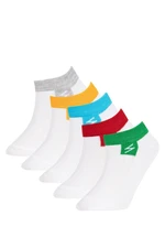 DEFACTO Boy's 5-Piece Cotton Booties Socks