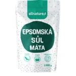 ALLNATURE Epsomská soľ Mäta, 1 x 1000 g