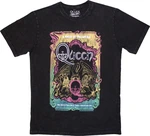 Queen Tricou A Night At The Opera Tour '76 Stone Wash Unisex Black 2XL