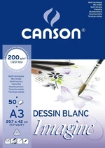 Canson Pad Imagine Album per schizzi A3 200 g White