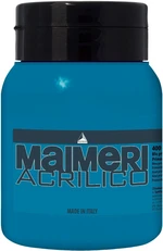 Maimeri Acrilico Colori acrilici Primary Blue Cyan 400 500 ml 1 pz