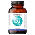 VIRIDIAN Vitamin D3 1000iu 90 kapslí