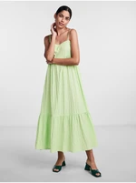 Light Green Women's Maxi Dress Pieces Louise - Women's