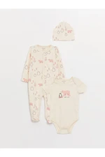 LC Waikiki Crew Neck Printed Baby Boy 3-Piece Set