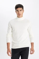 DEFACTO Slim Fit Slim Fit Half Turtleneck Basic Plain Knitwear Sweater