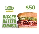 Blimpie $50 Gift Card US