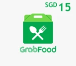 Grab Food S$15 Gift Card SG